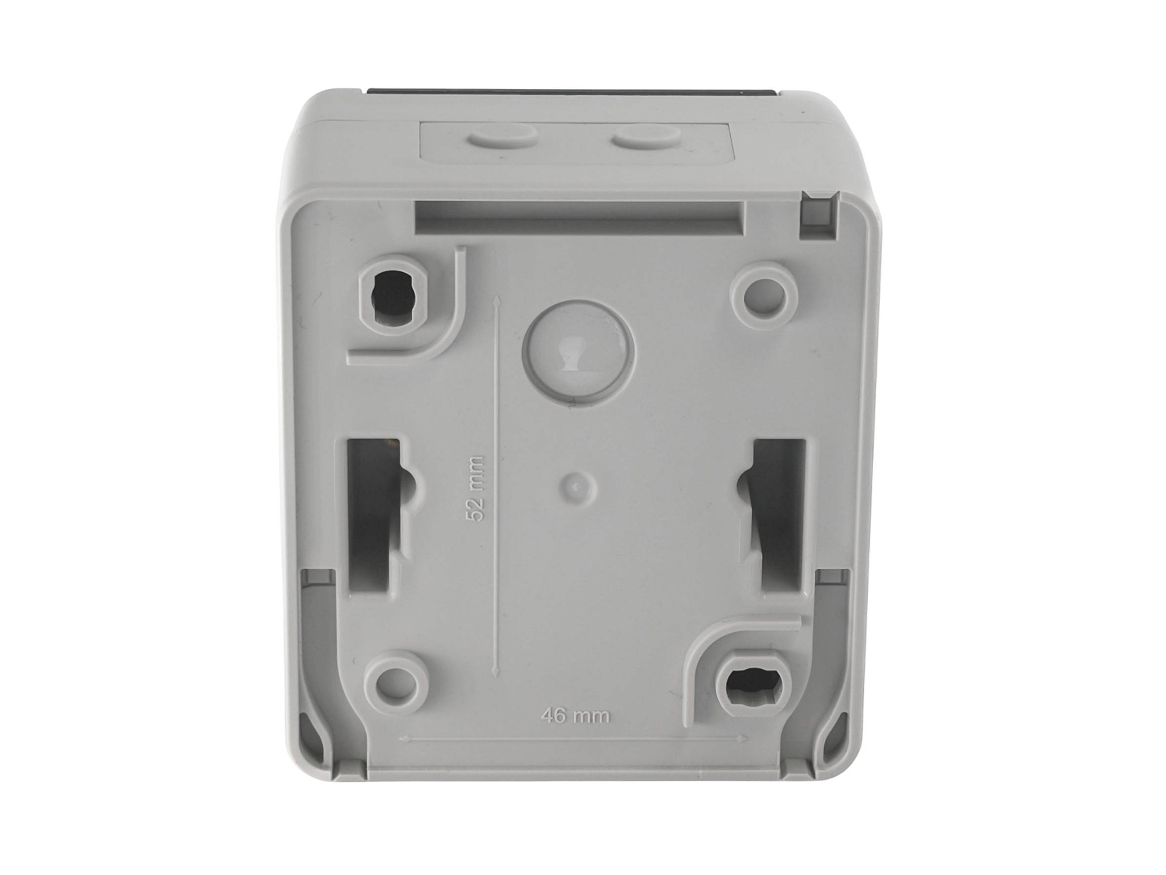 Equip Aufputzdose 2-Port Keystone ungeschirmt outdoor grau Multimedia-Technik Aufputzdosen-1