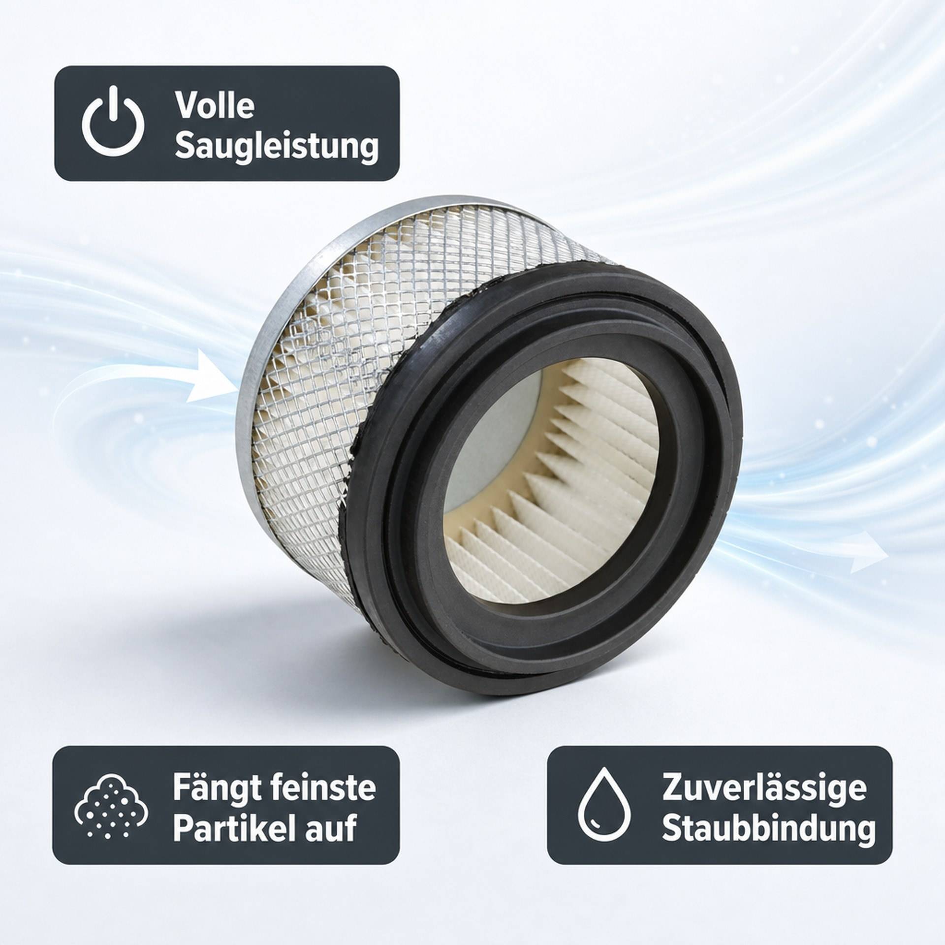 Westfalia HD-Filter für Aschesauger WAS4L Nr. 984956-1