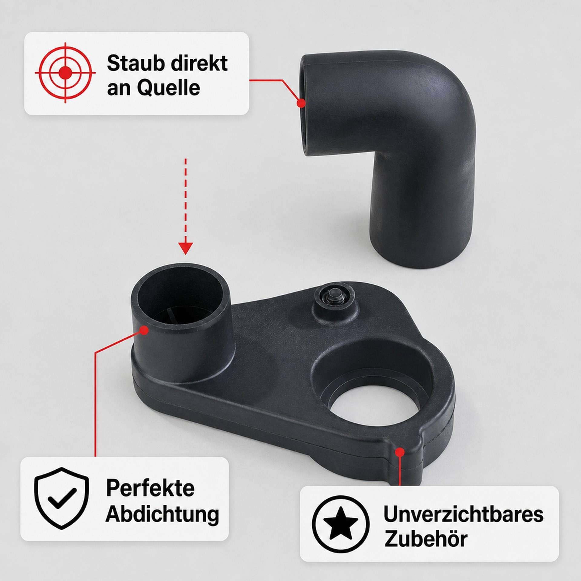 Absaugadapter für Multifunktionswerkzeug WMFW20 Nr. 957667-2