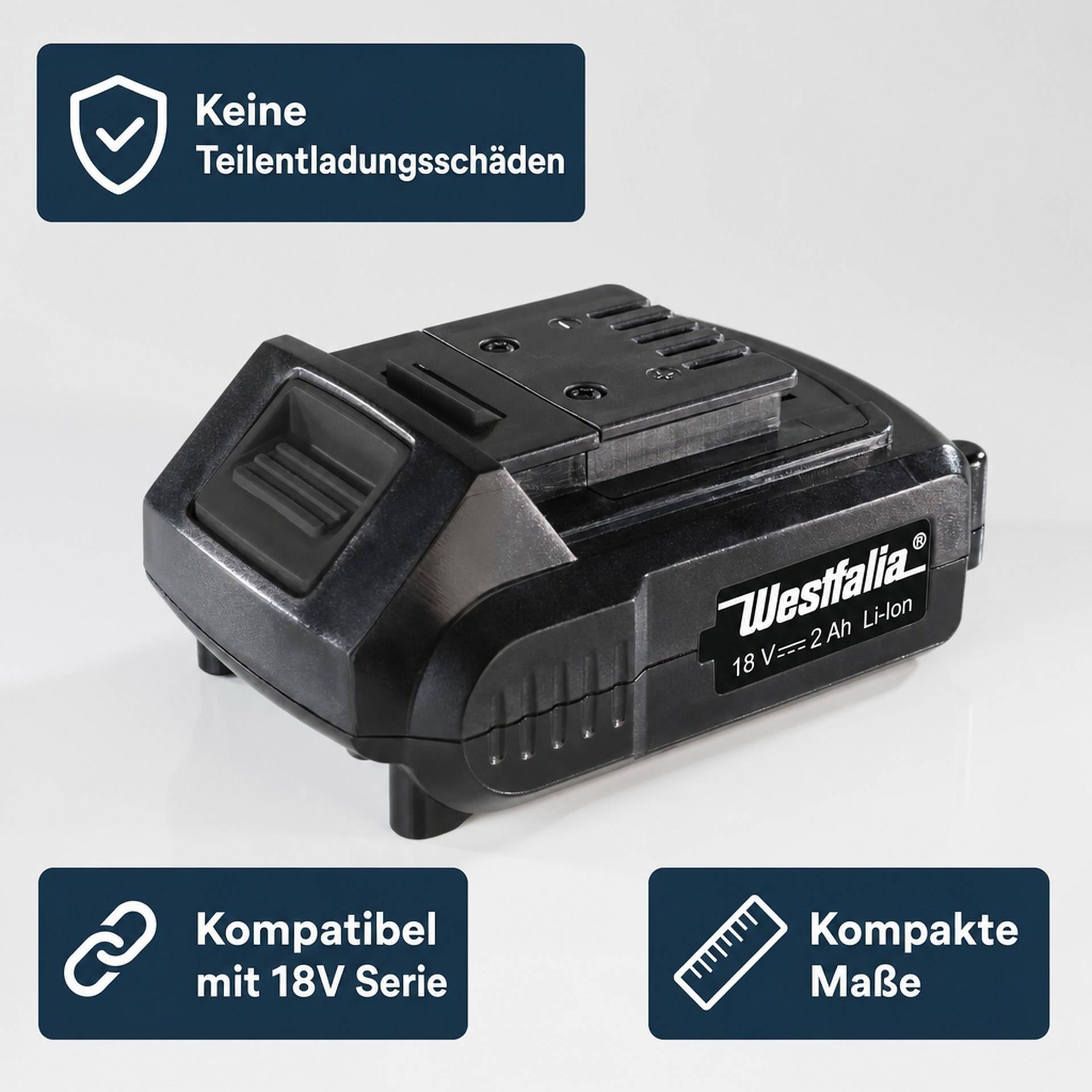 Westfalia Li-Ion-Akku, 18 Volt, 2,0 Ah-6
