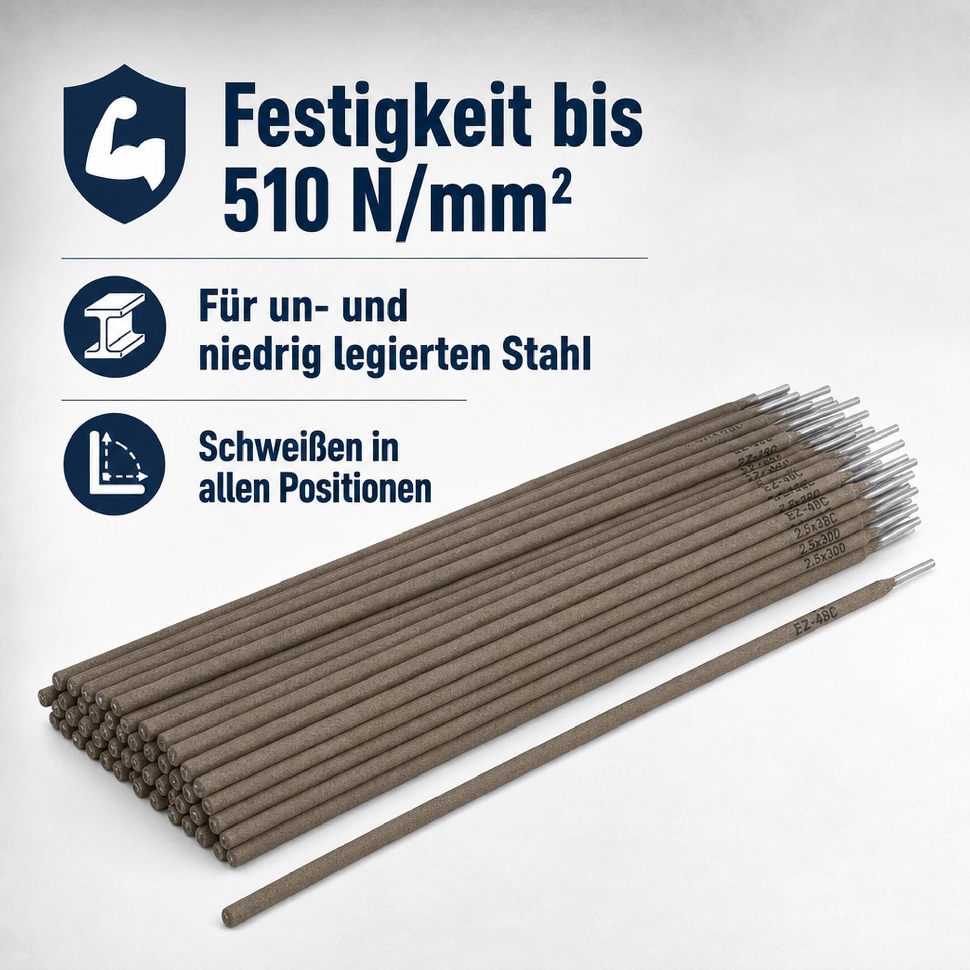Westfalia Universalelektroden 2,5 mm, 50 Stück-2