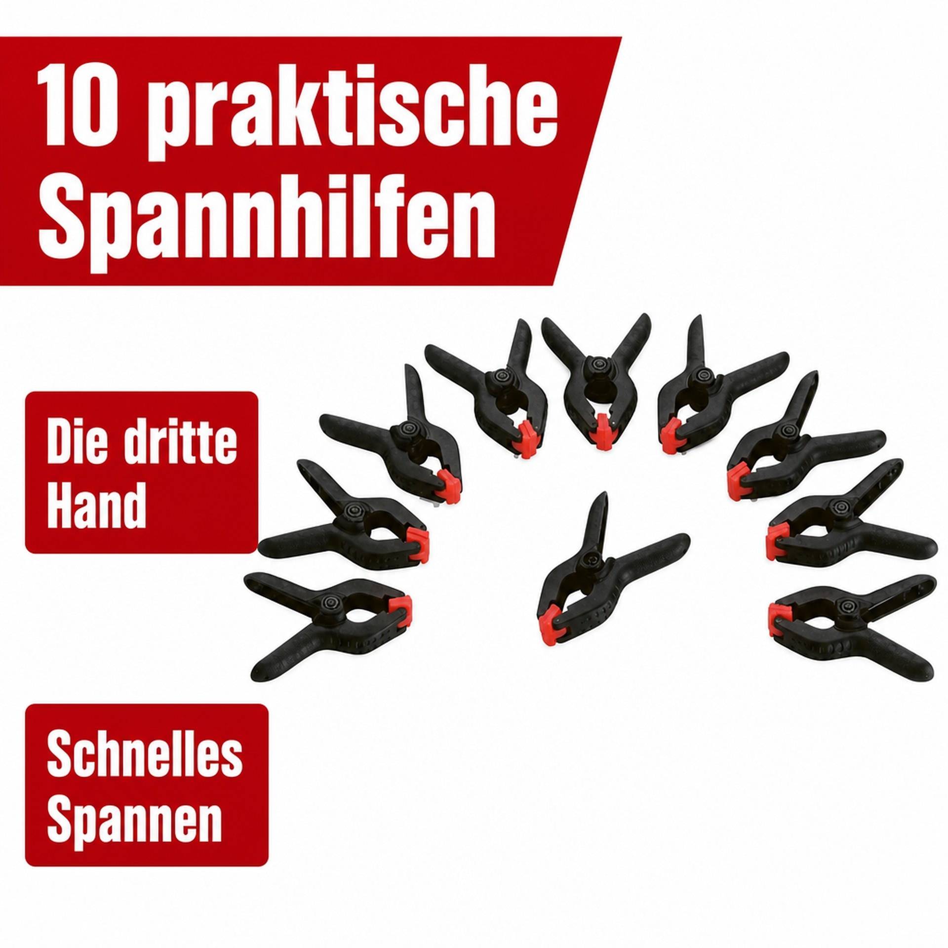 Micro Klemmen Set 10-teilig - 63 mm-2