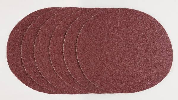 Schleifpapier Set, Durchmesser 125 mm, selbstklebend, 6 Stück (je 2 x K60-K80-K120)