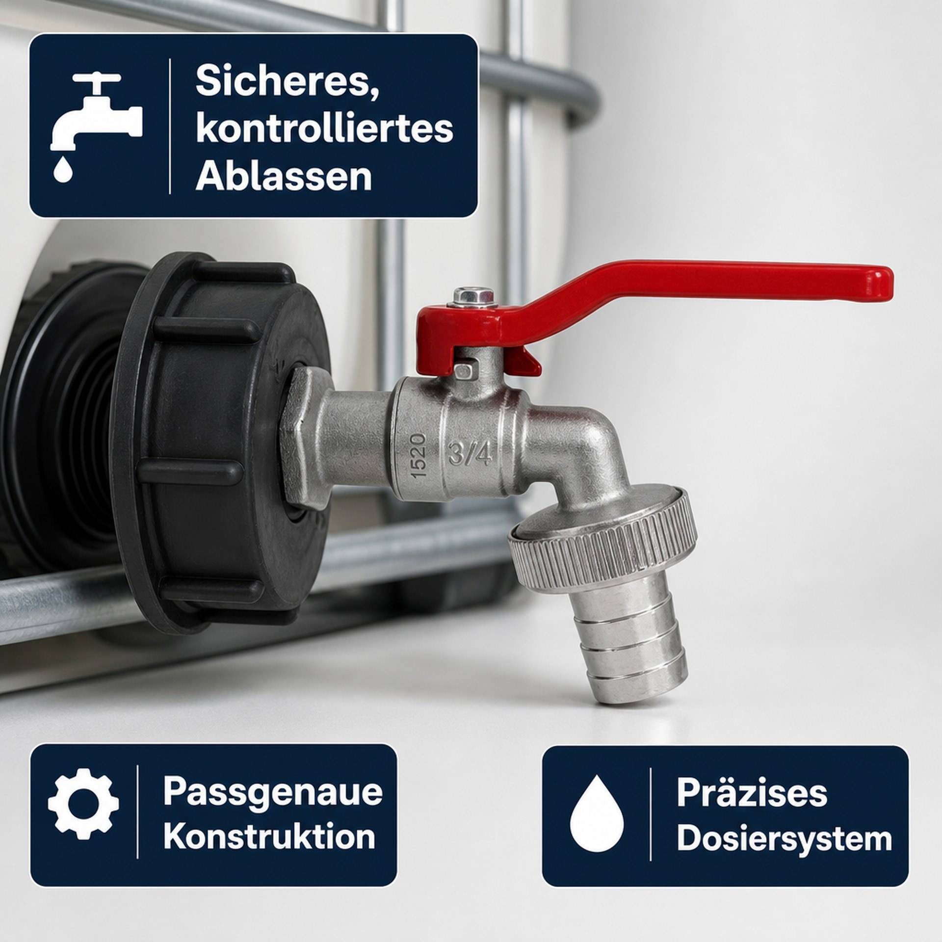 IBC Anschlusshahn 3/4 "-1