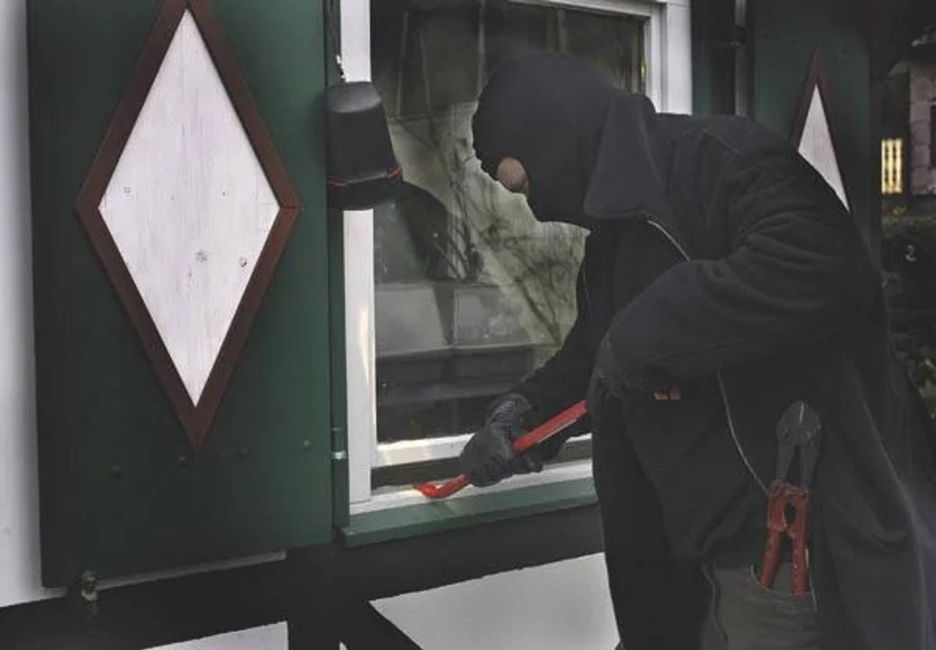 Fenstergriff, abschließbar, mit 2 Schlüsseln, Farbe weiß-2