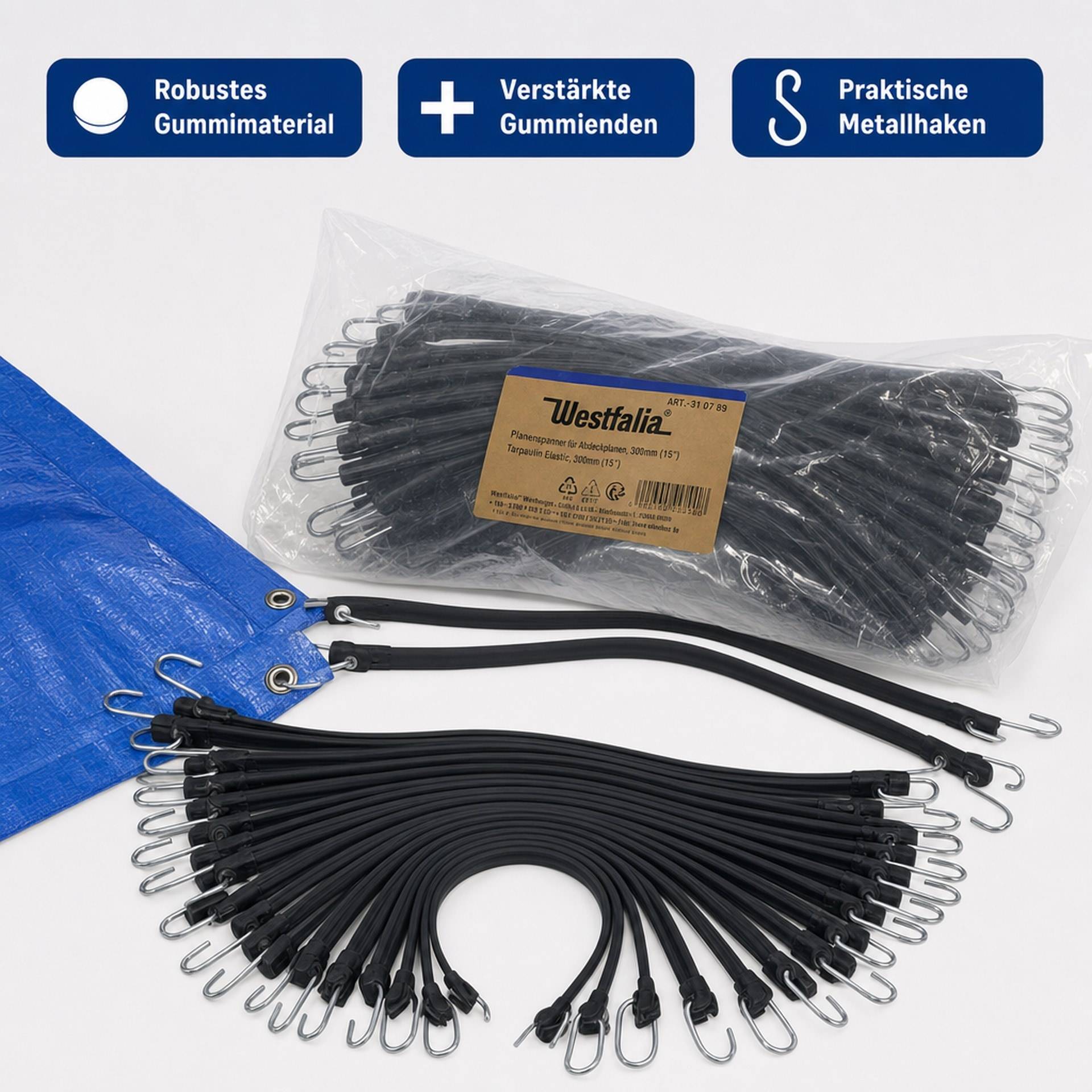 Planenspanner, 20 Stück für Abdeckplanen-2