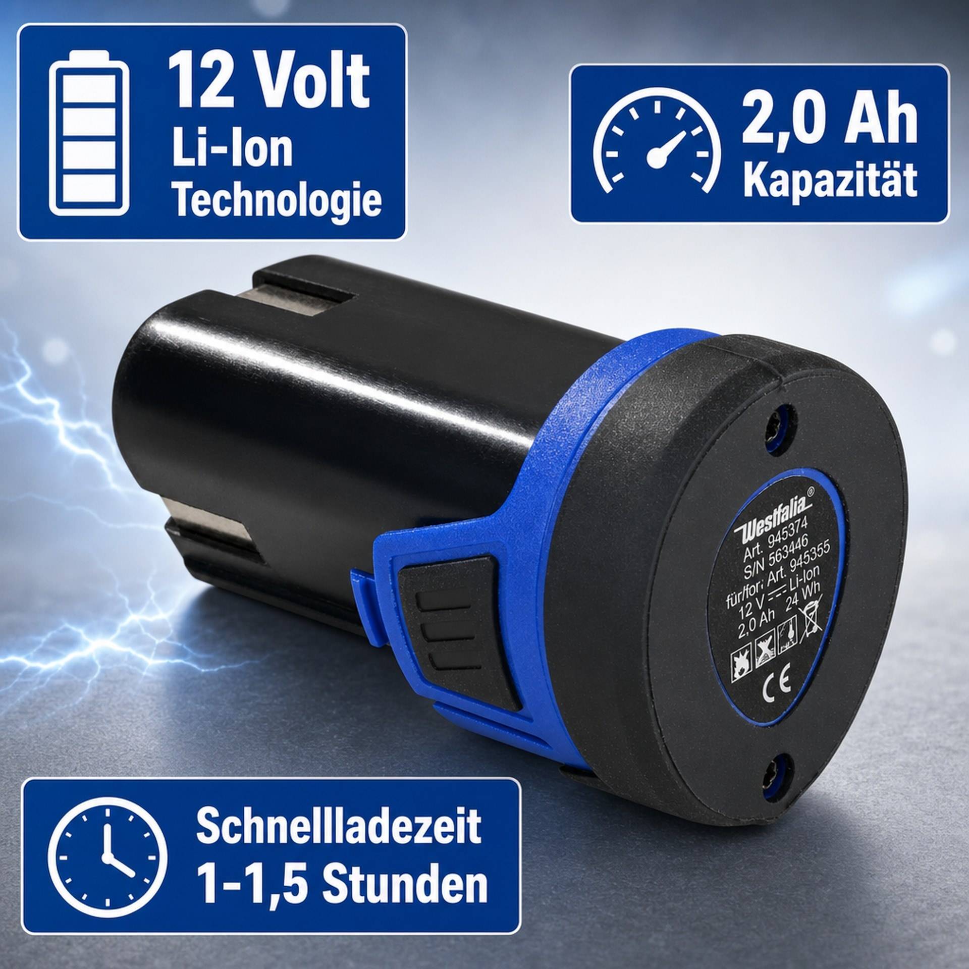 Westfalia Ersatz-Akku 12 Volt Li-Ion-1