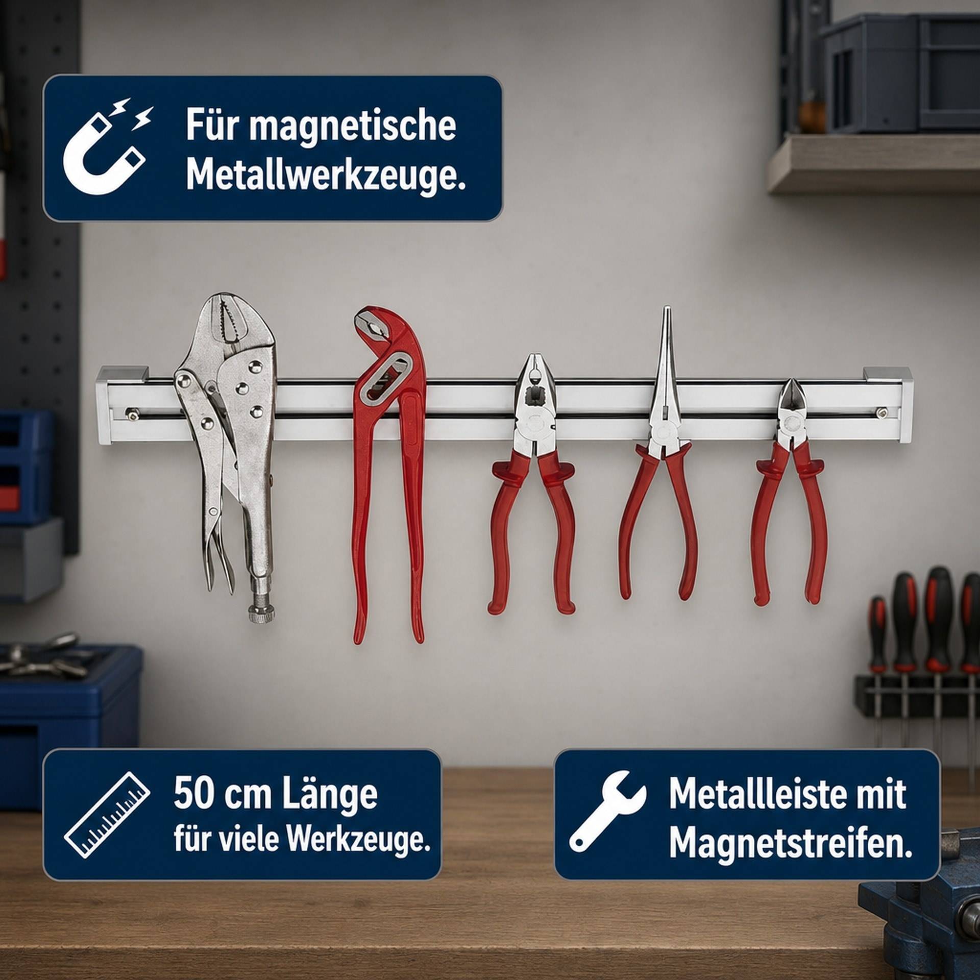 Dauer-Magnet-Leiste 50 cm, 1 Stück-3