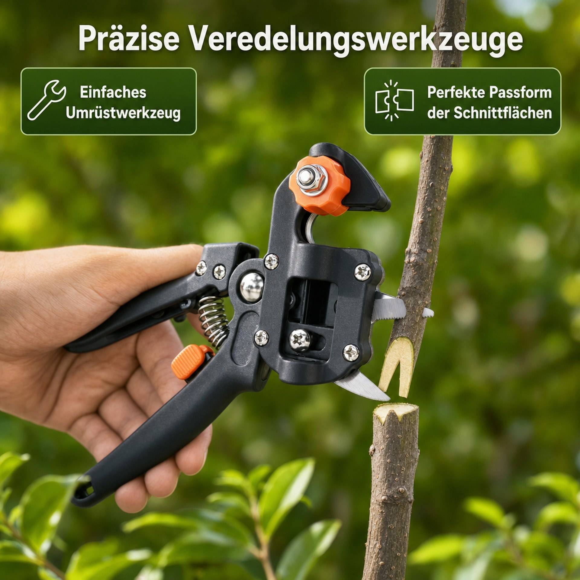 Veredelungs-Set mit 2 Ersatz- Omega- Messern, Umrüstwerkzeug und hochwertiger Aufbewahrungtasche-5