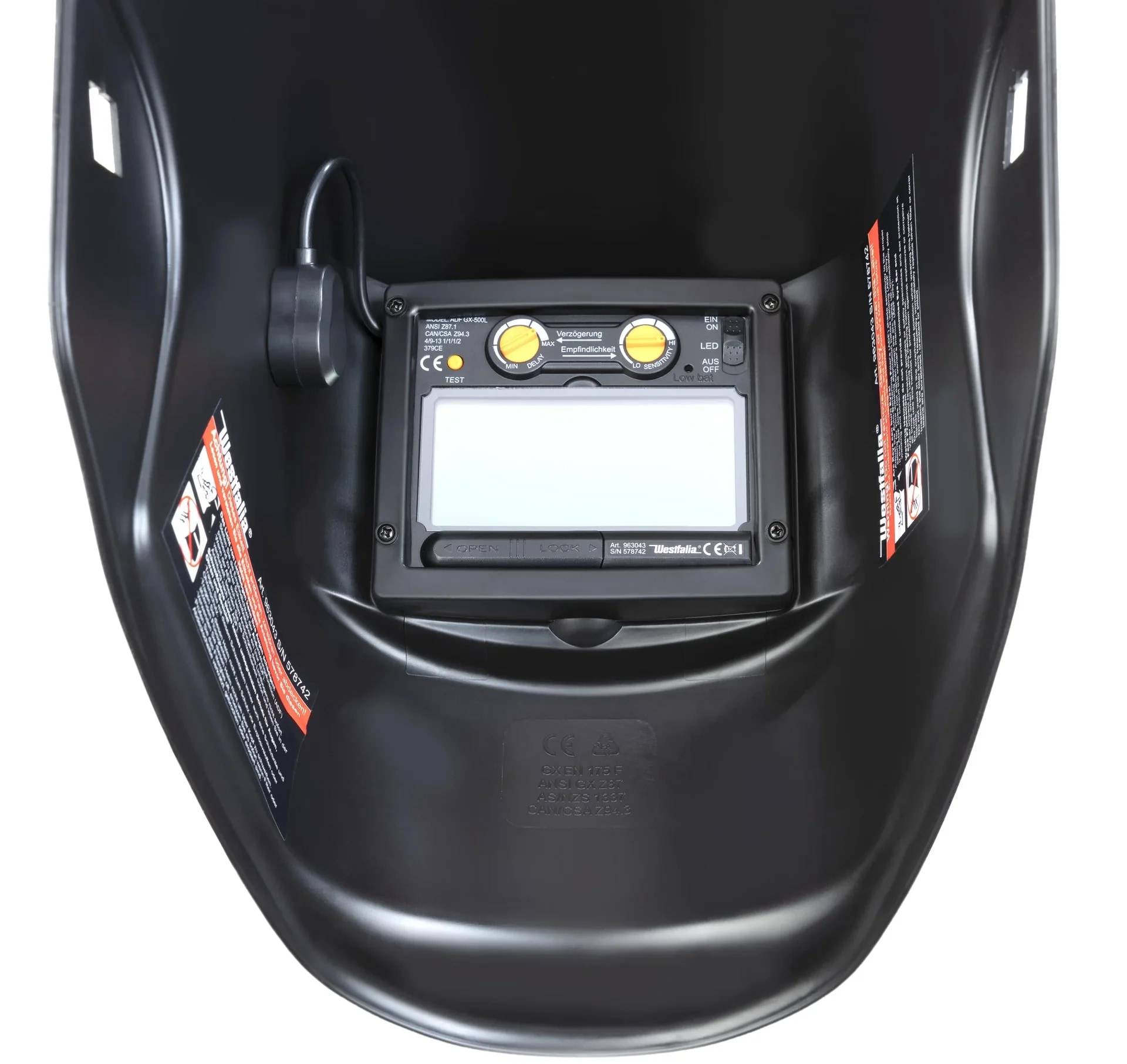 Westfalia Automatik Schweißhelm mit Zusatz LED-1