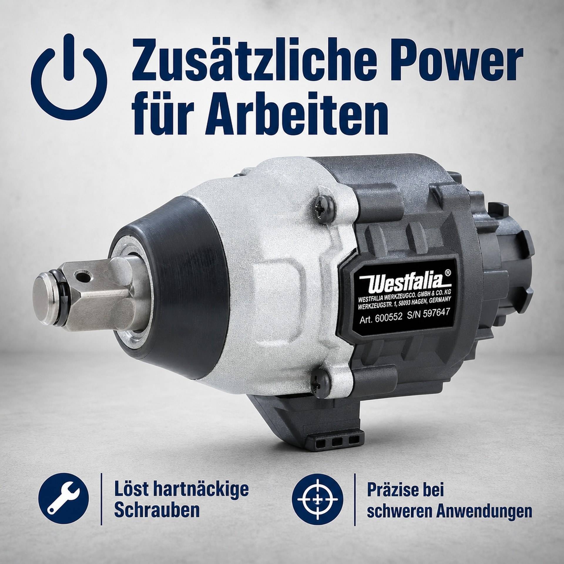 Westfalia Schlagschrauber Aufsatz für 18V Multi Power Tool-4