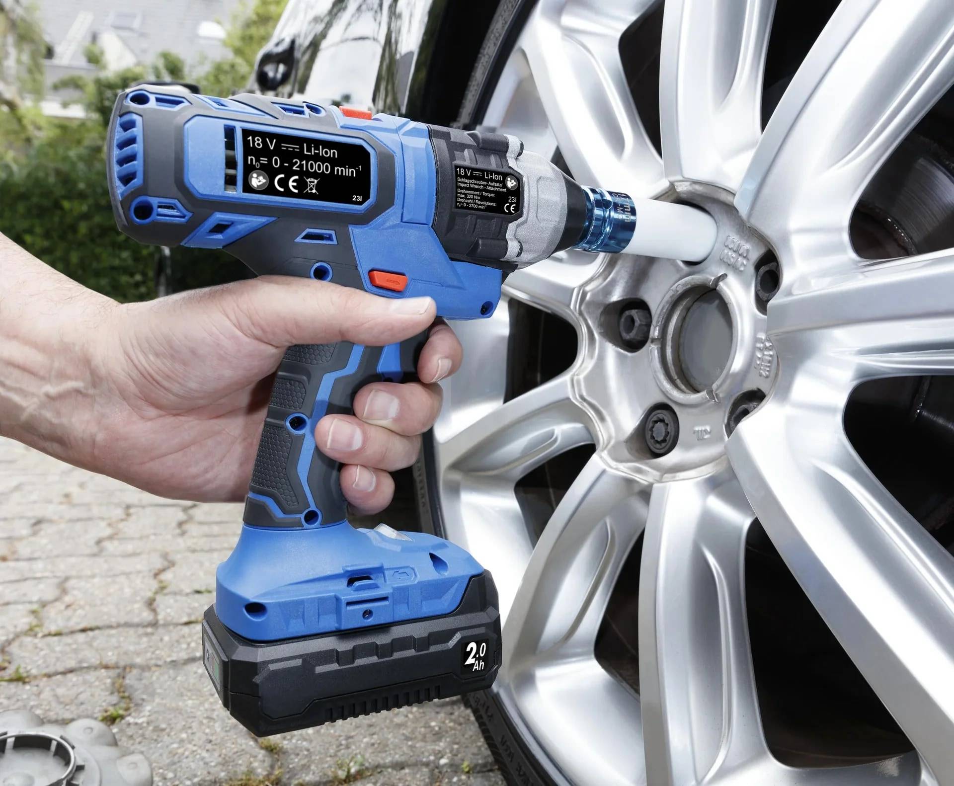 Westfalia Schlagschrauber Aufsatz für 18V Multi Power Tool-2