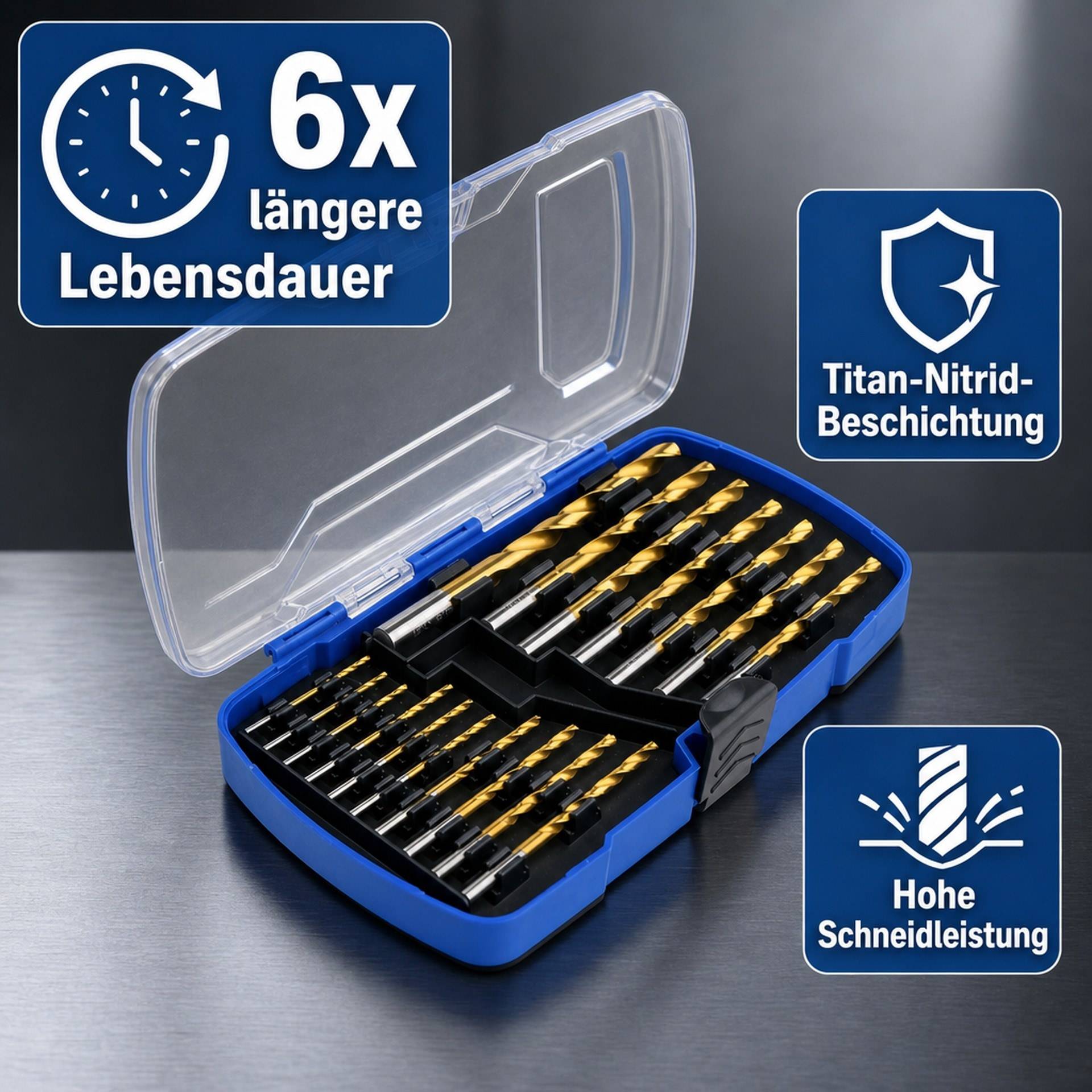 Titan HSS Bohrer-Set, 17-teilig-1