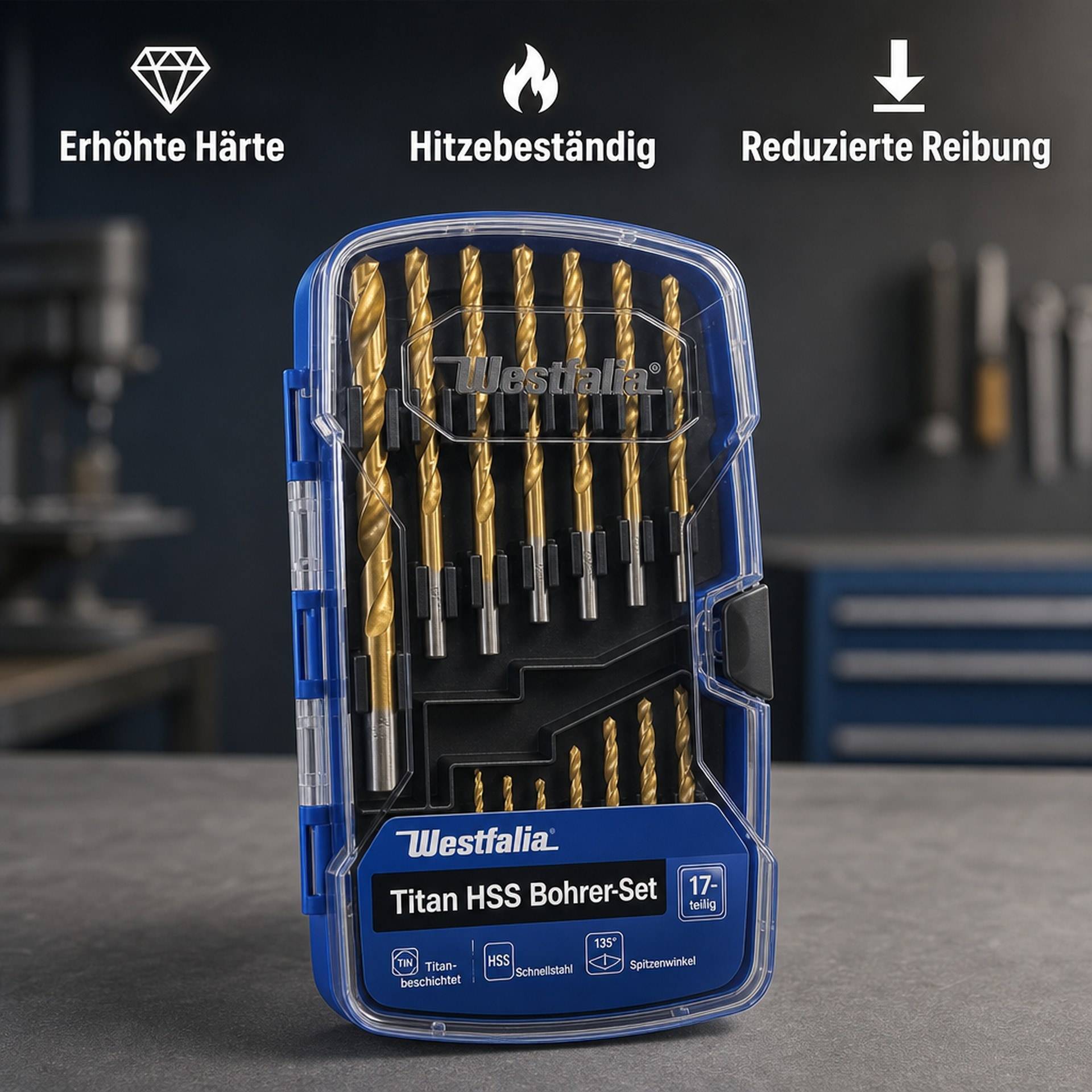 Titan HSS Bohrer-Set, 17-teilig-2