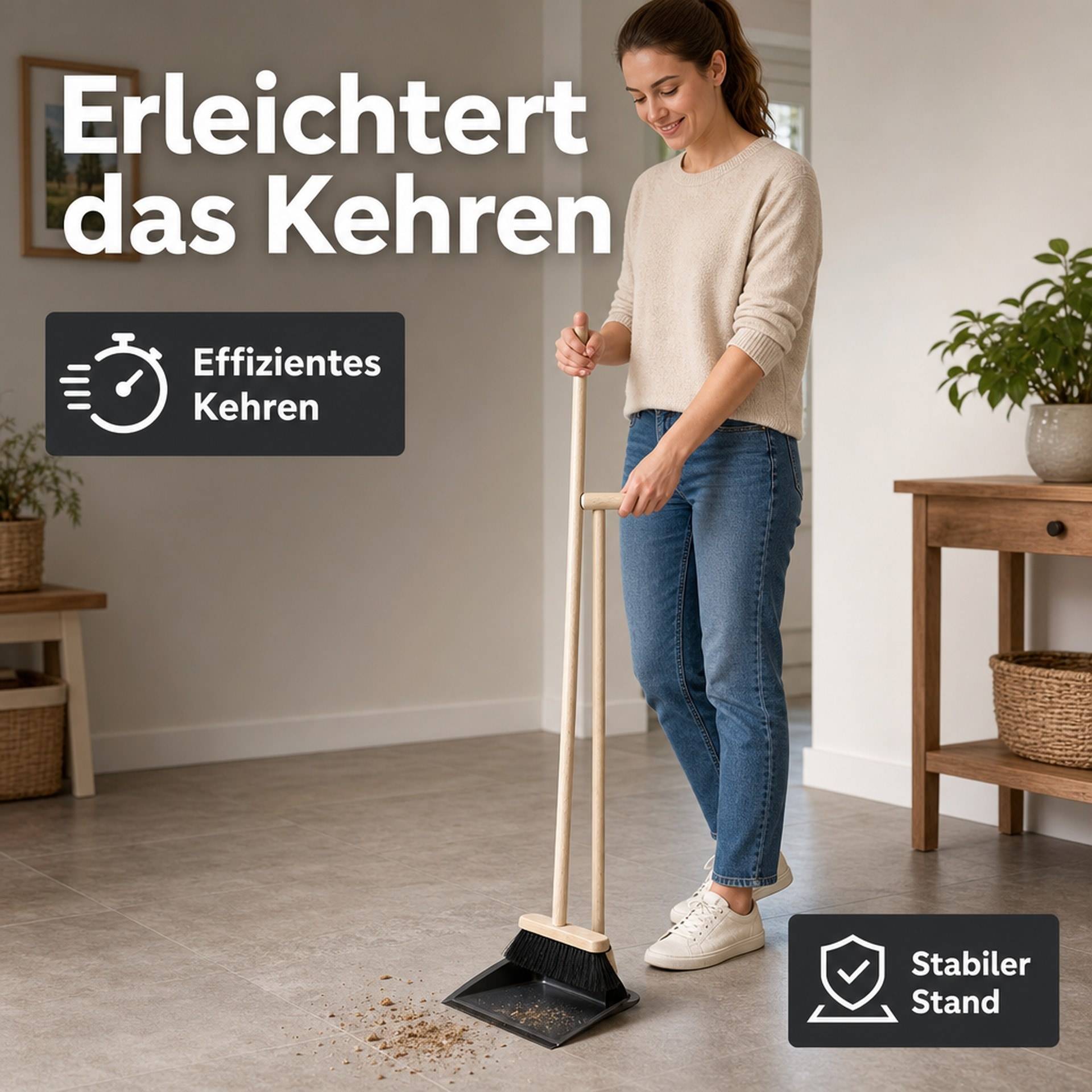 Westfalia Steh Kehrgarnitur "Faule Grete", Gesamthöhe 107 cm - 970 g-5