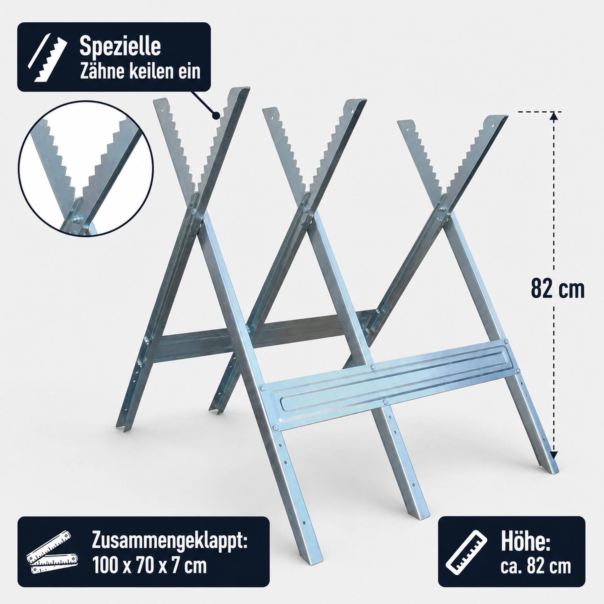 Westfalia Klappbarer Holzsägebock-2