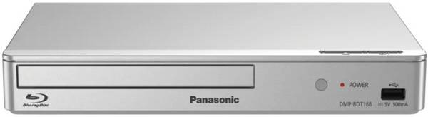 Panasonic 3D Blu-ray Player DMP-BDT168AG silber