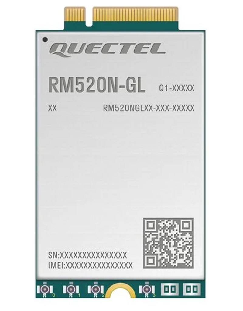 Quectel RM520NGLAA-M20-PC15 M.2 Modem (5G/LTE, 900 Mbps (DL) / 550 Mbps (UL), Sub-6)-0