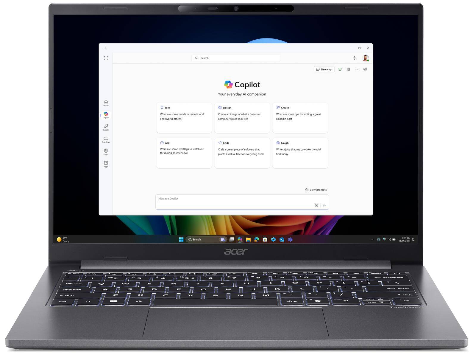 TravelMate X4 TMX414-51-TCO-77SX Intel® Core™ Ultra 7 258V Next Gen AI Notebook 35,56 cm (14'')-0