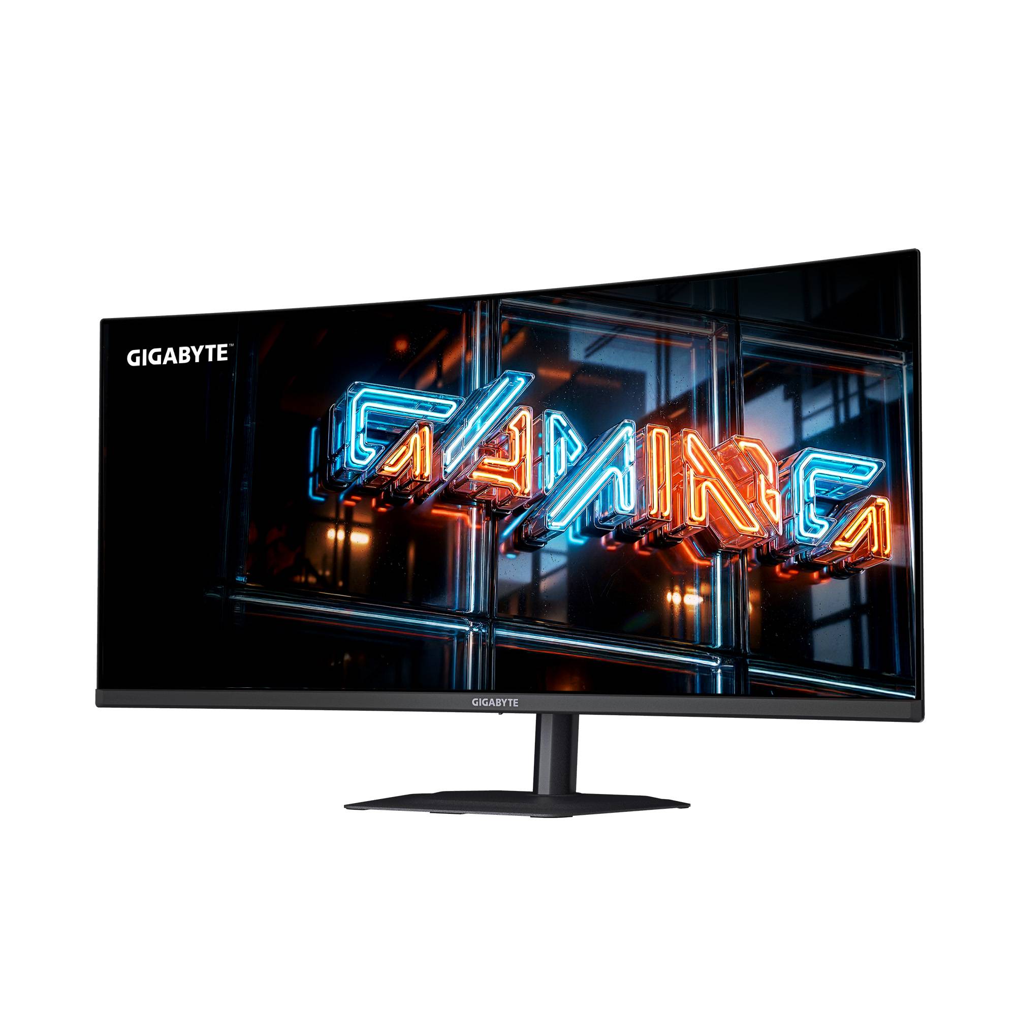 Gigabyte MO34WQC36 OLED Gaming Monitor Curved, 86,8 cm (34"), 3.440x 1440 WQHD, 0,03ms, HDMI, DP, USB, Speaker-2