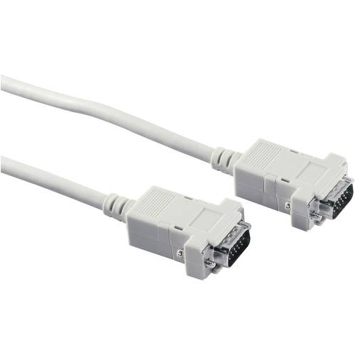 Digitus VGA Anschlusskabel VGA 15pol. Stecker, VGA 15pol. Stecker 1.80 m Grau AK-310100-018-E schraubbar VGA-Kabel
