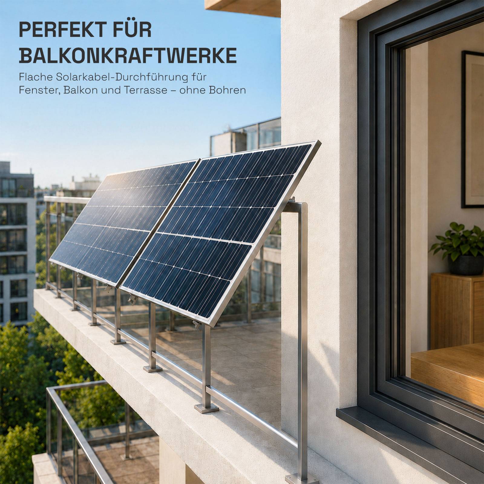 hb-digital 30cm PV Fensterdurchfuehrung 4mm2 1000V bis 30A schwarz-4