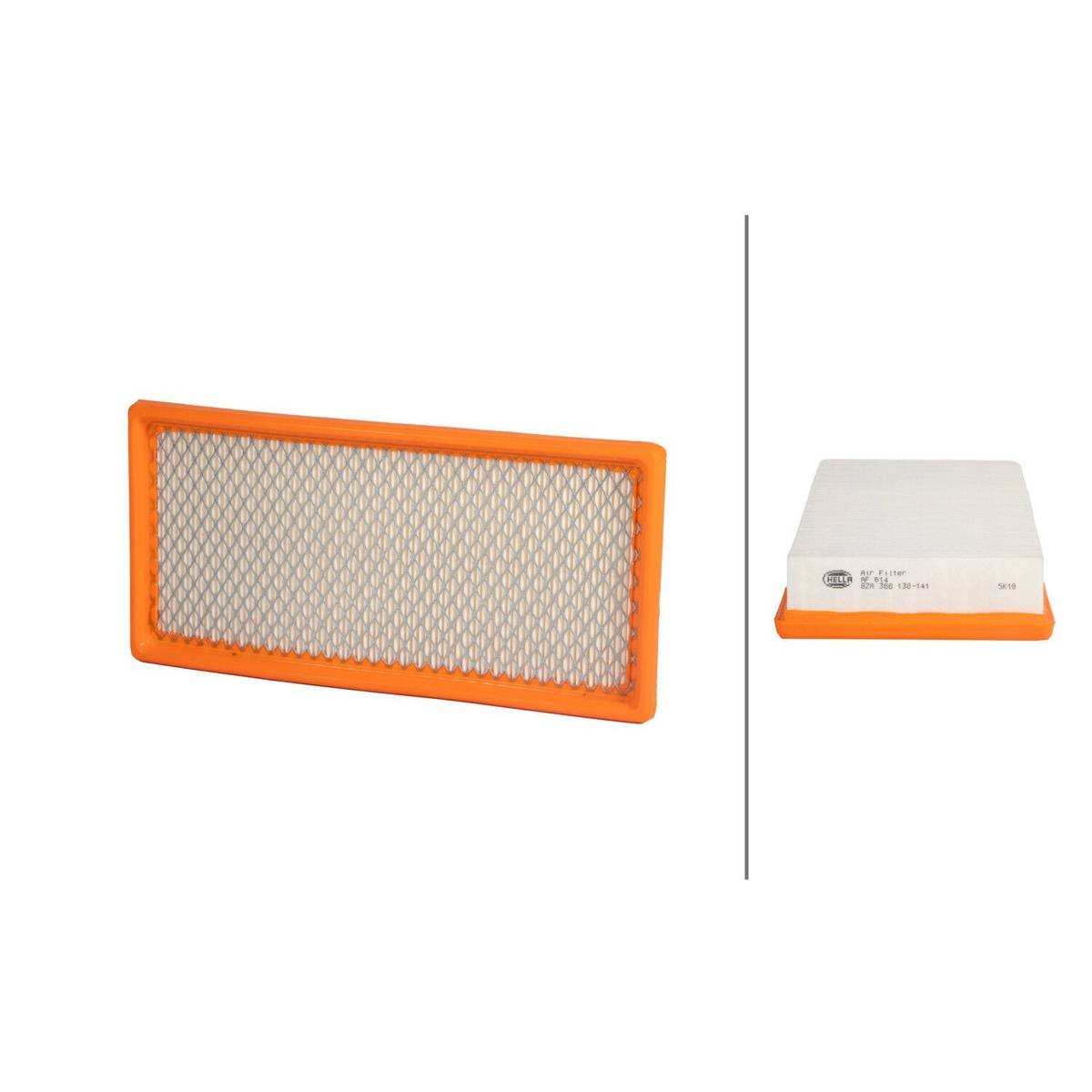 Luftfilter-Einsatz 272 x 133 mm HELLA IAM-Expertise passend für DODGE NEON-1