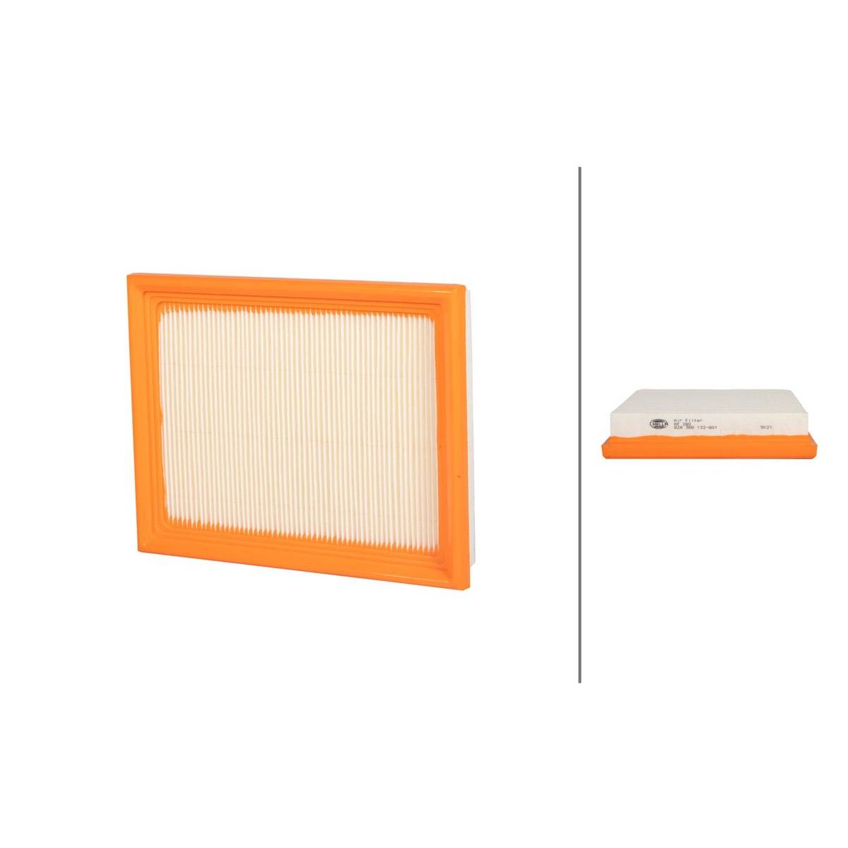 Luftfilter-Einsatz 212 x 166 mm HELLA IAM-Expertise passend für u.a. OPEL-1
