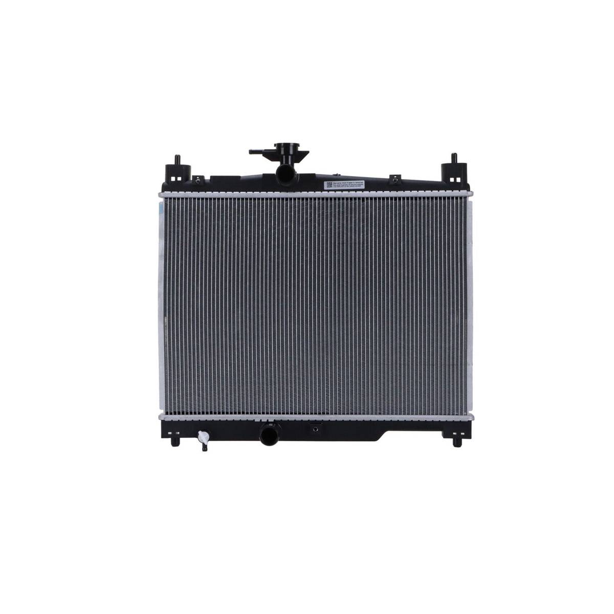 Kühler Motorkühlung Kühlrippen gelötet 486 x 347 mm HELLA für TOYOTA YARIS-0