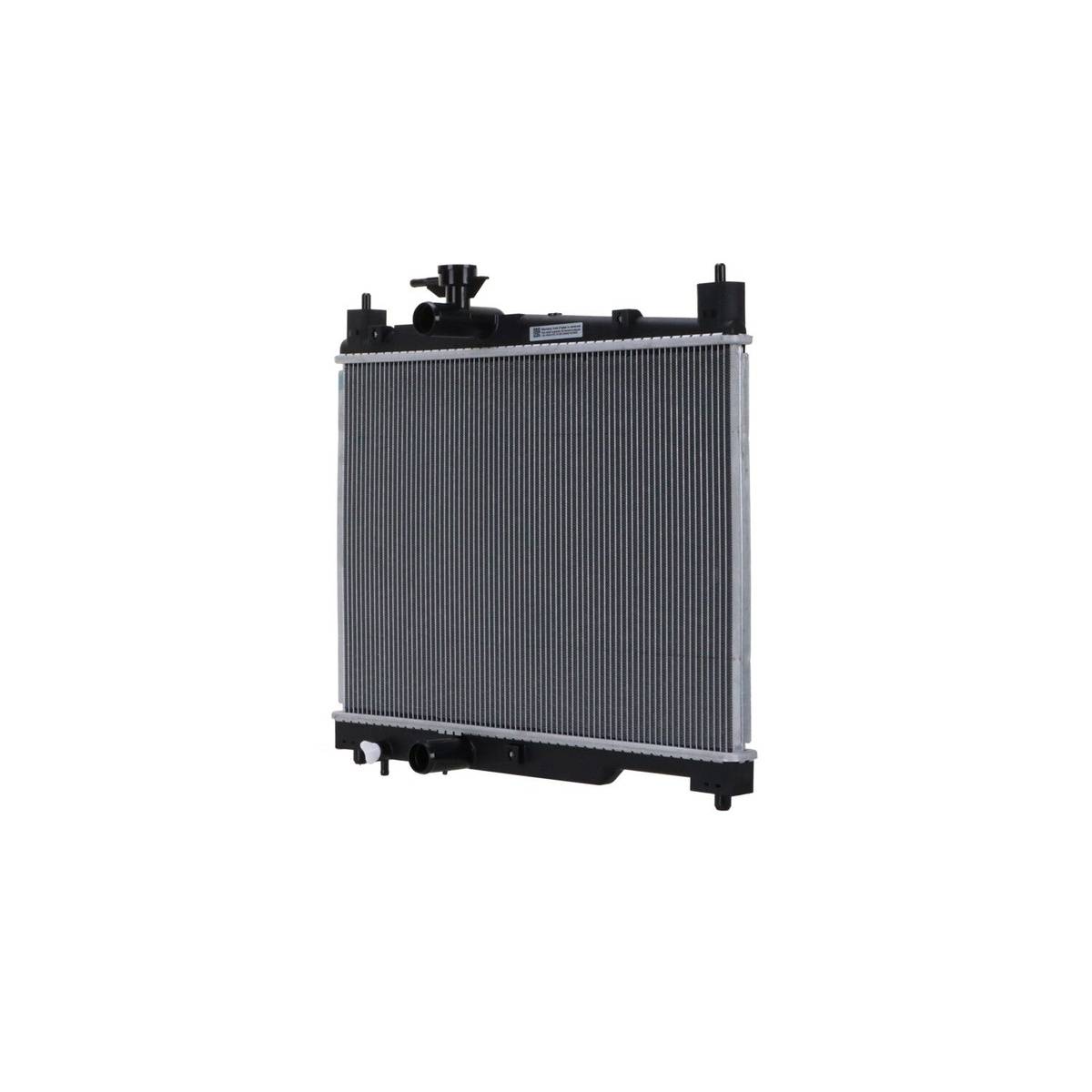 Kühler Motorkühlung Kühlrippen gelötet 486 x 347 mm HELLA für TOYOTA YARIS-1