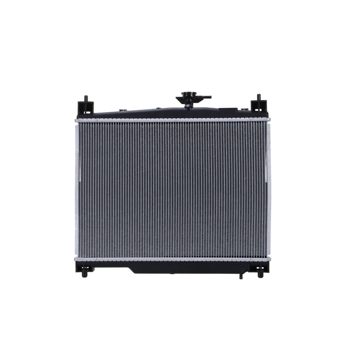 Kühler Motorkühlung Kühlrippen gelötet 486 x 347 mm HELLA für TOYOTA YARIS-2