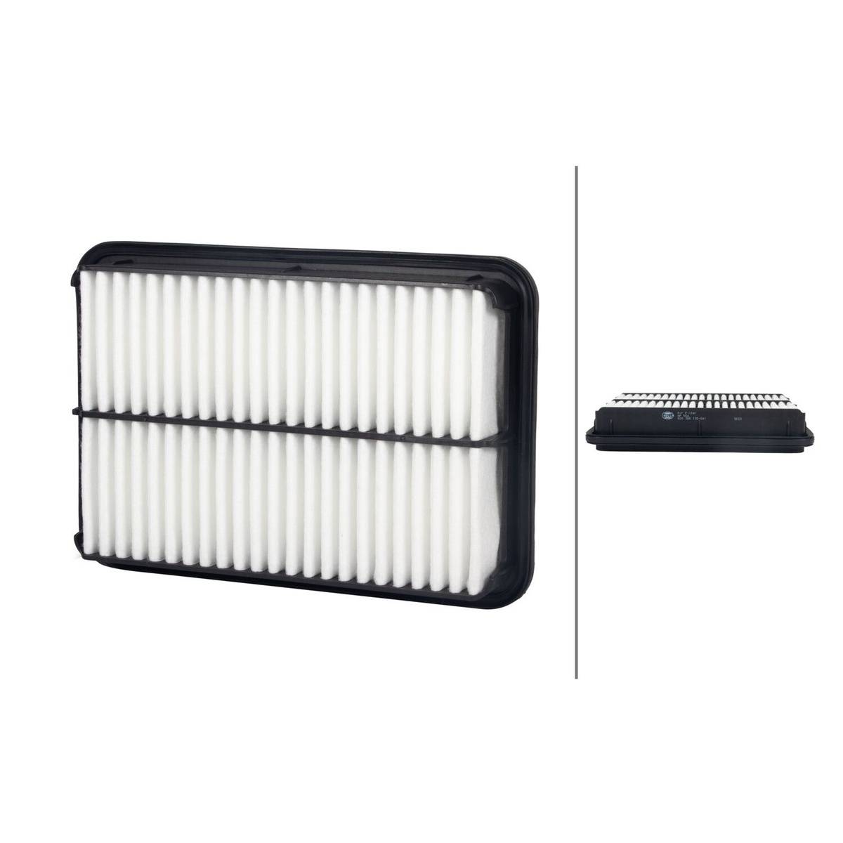 Luftfilter-Einsatz 258 x 177 mm HELLA passend für HYUNDAI SANTA-0