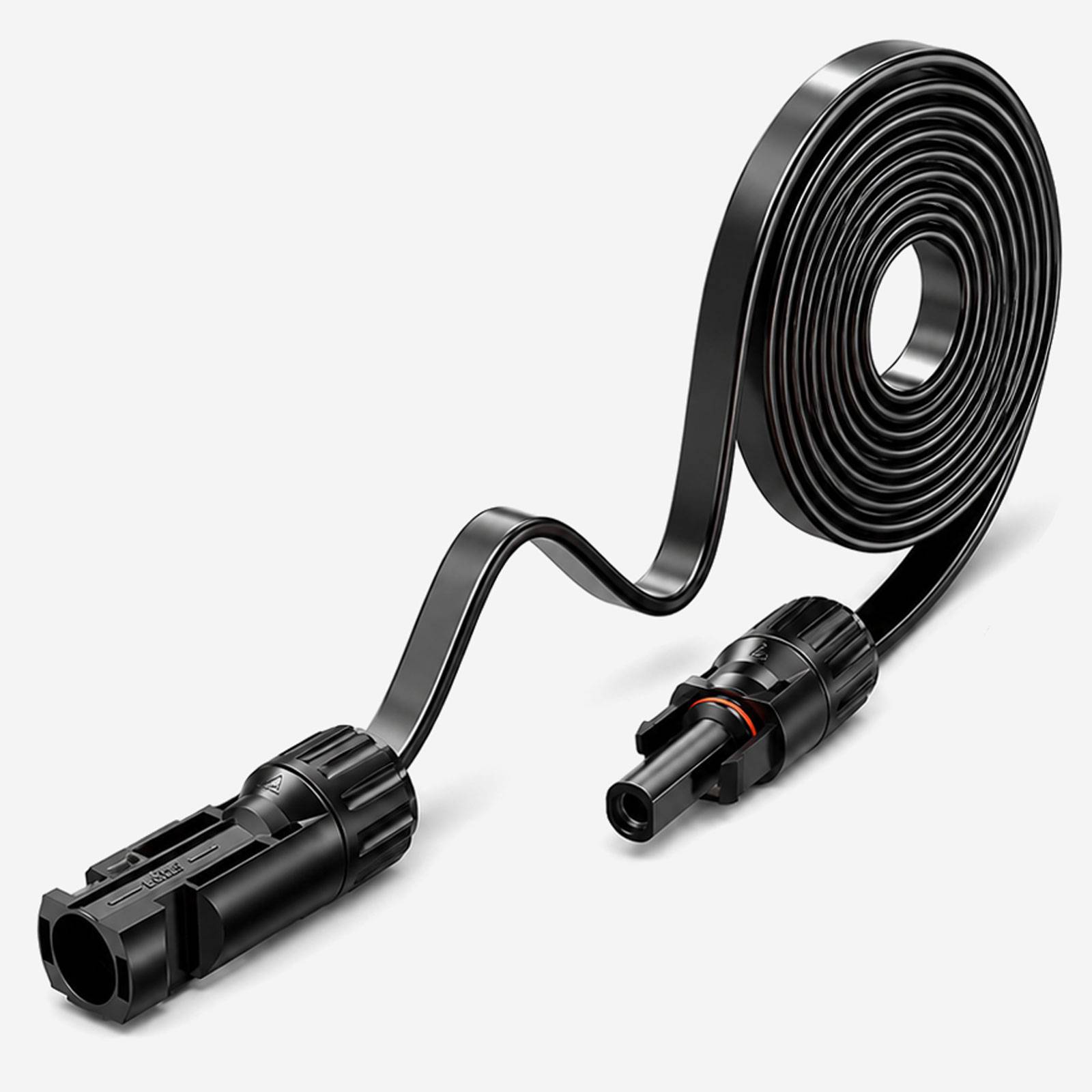hb-digital 30cm PV Fensterdurchfuehrung 4mm2 1000V bis 30A schwarz-0