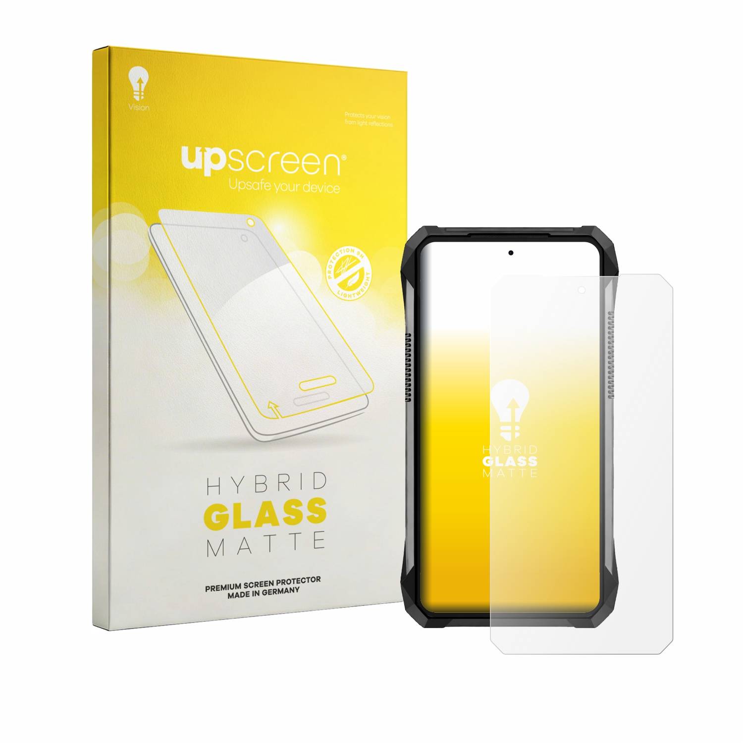 upscreen Entspiegelungs Schutzglas für Unihertz 8849 Tank 5 Schutzfolie Panzer Folie Glas Display Schutz matt-0