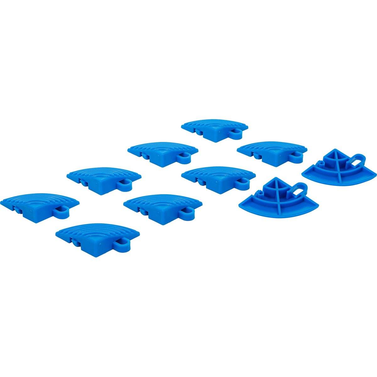 BGS 74548 Kunststoff-Fliesen-Eckelement-Set, Klick -System, 57 x 57 x 18 mm, 10-tlg.-0