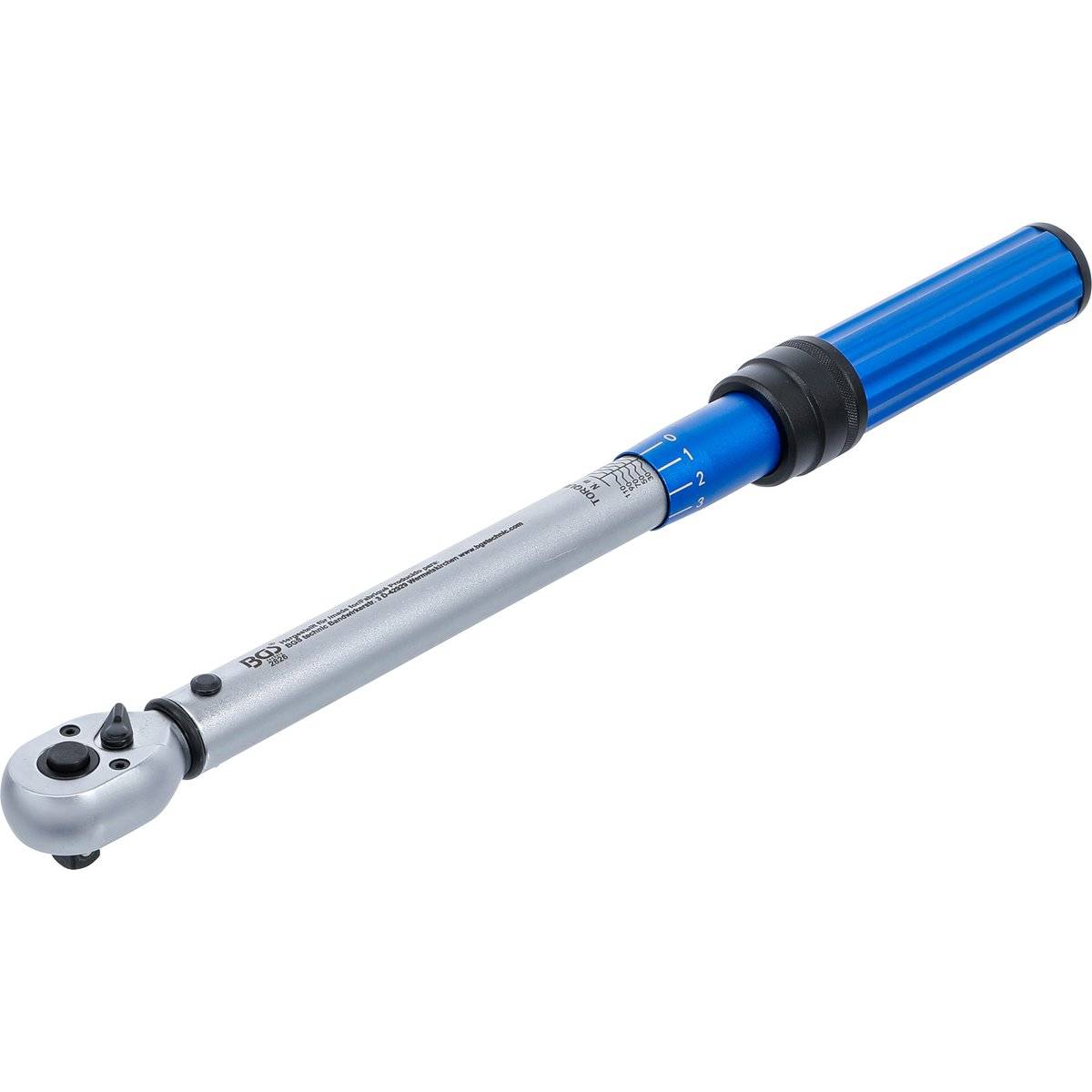 Drehmomentschlüssel mit Feinskala 4296003 Anzugswert 20 - 120 Nm Antriebsvierkant 3/8" Länge 415 mm Skaleneinteilung 1