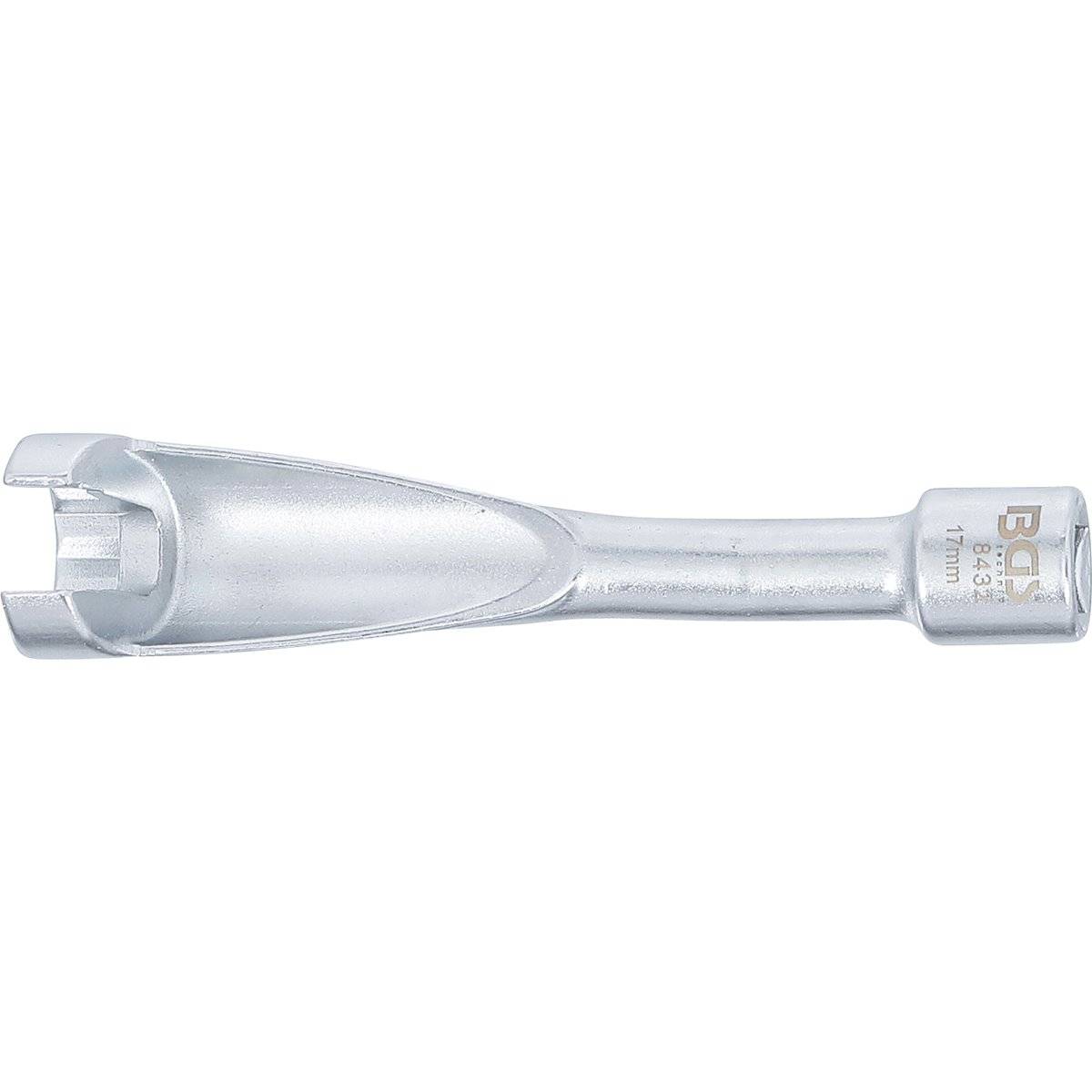 Spezial-Schlüssel - für Einspritzleitungen - Antrieb 3/8" - 17mm - BMW - OPEL - MB-2