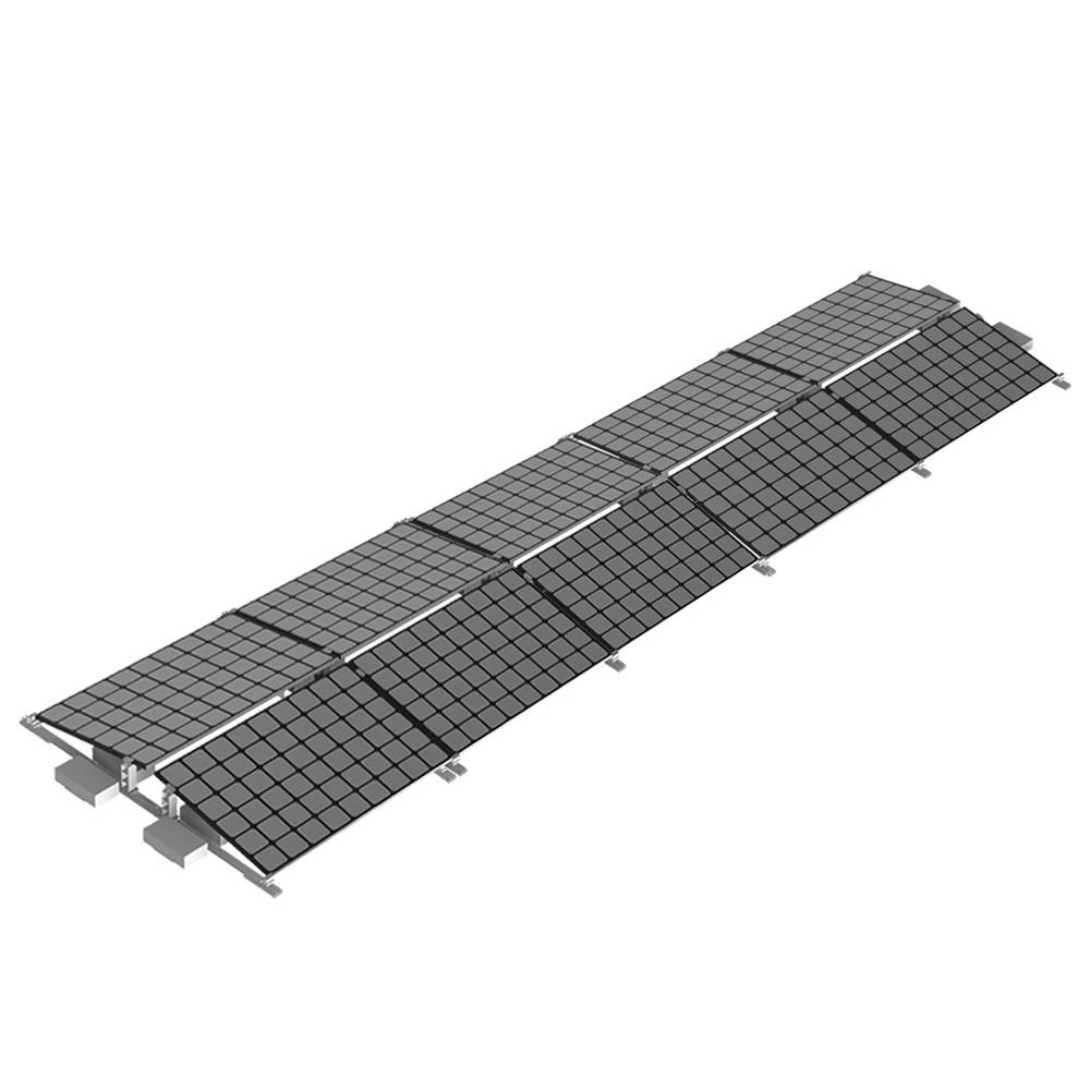 Offgridtec Flachdach Befestigungsset Ballast Montagekit Ost-West 10 Module-0