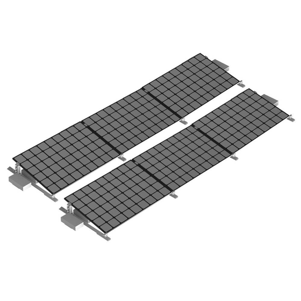 Offgridtec Flachdach Befestigungsset Ballast Montagekit Reihe 6 Module-0