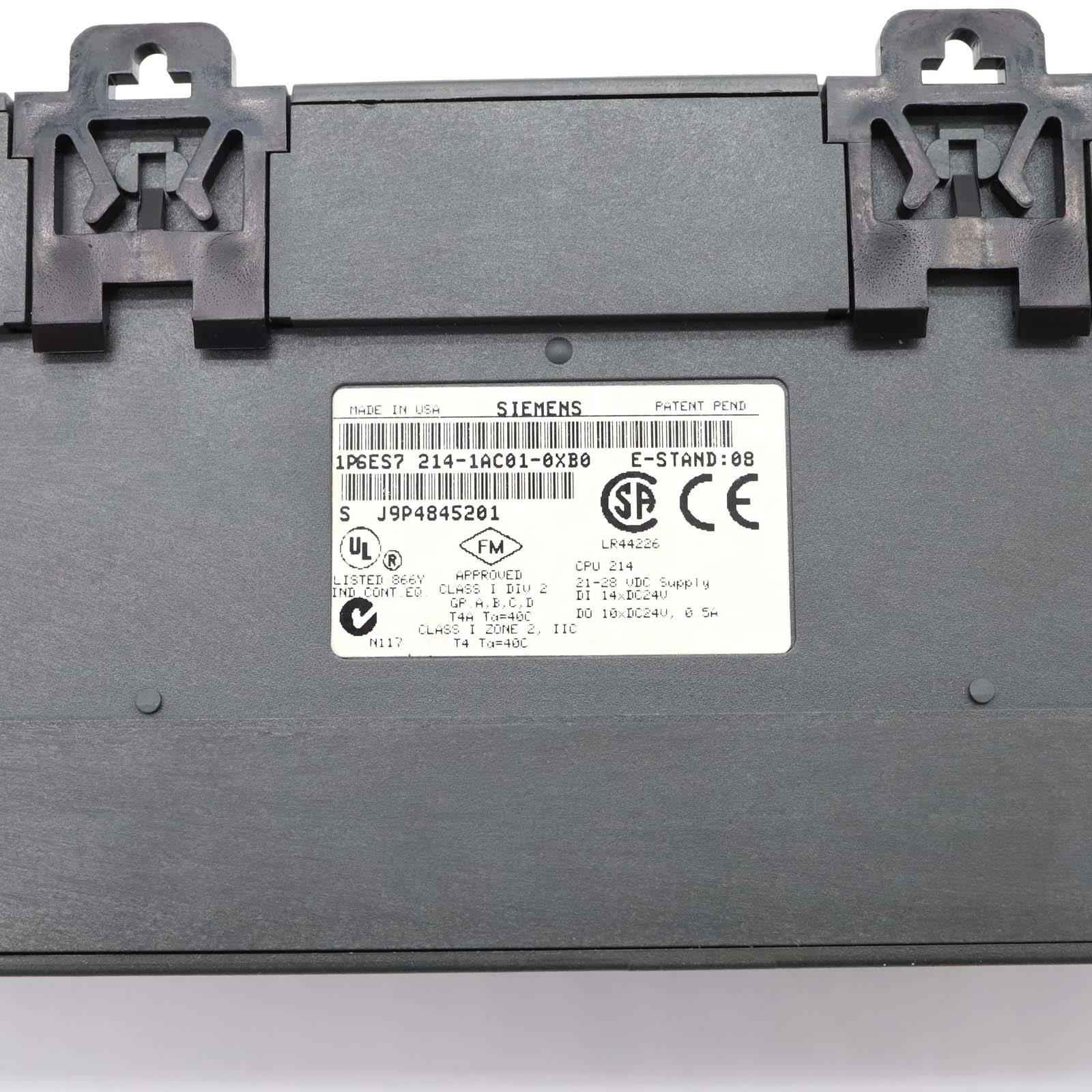 Simatic S7-200 CPU214 6ES7 214-1AC01-0XB0 OVP-3