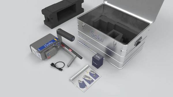 SOKU Aufblasmaschine Standard Ariplus V1 inkl. Aluminium-Transportbox