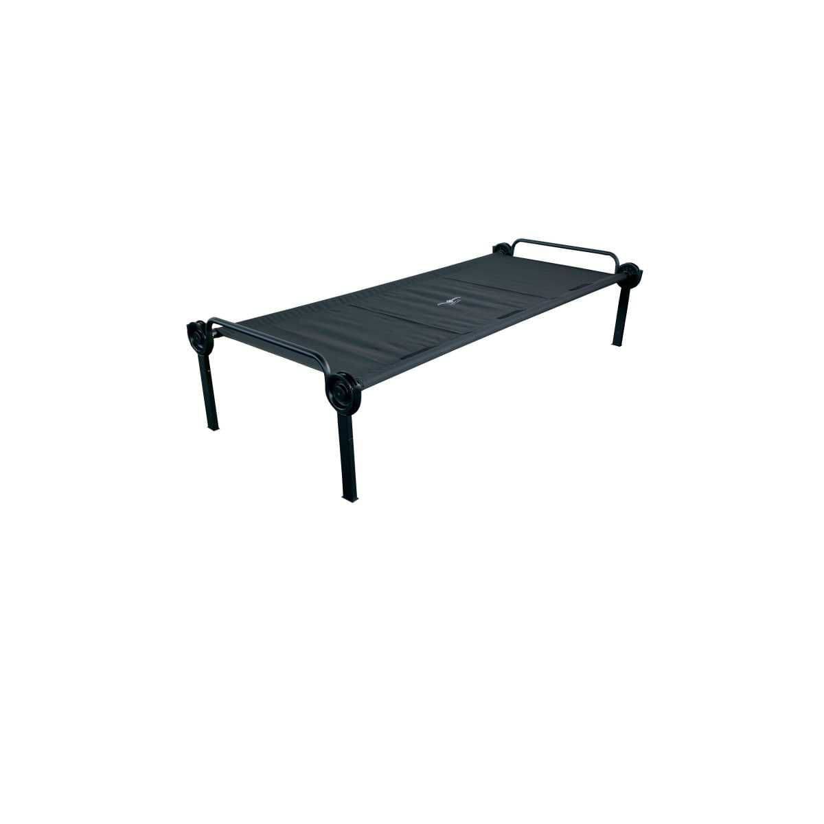 Disc-O-Bed ONE XL Einzelbett, klappbares Feldbett, schwarz, bis 227 kg Belastung-0