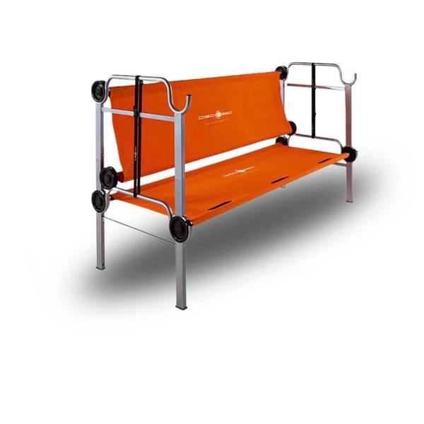 Disc-Bunk Orange, Etagenbett-Set, belastbar bis 227kg, 208x82,5cm