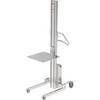 Minilift Edelstahlplattform 500 x 500 mm Hubbereich 1600 mm Tragkraft 85 kg. Edmolift AB 87535349