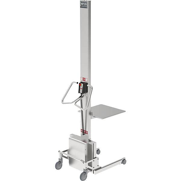 Minilift Edelstahlplattform 500 x 500 mm Hubbereich 2050 mm Tragkraft 110 kg. Edmolift AB 87535149-2