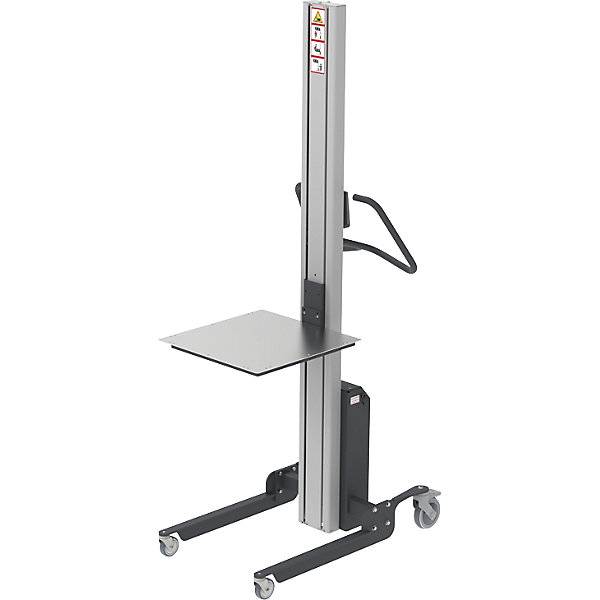 Minilift Stahlplattform 500 x 500 mm Hubbereich 1600 mm Tragkraft 85 kg. Edmolift AB 87535849-0