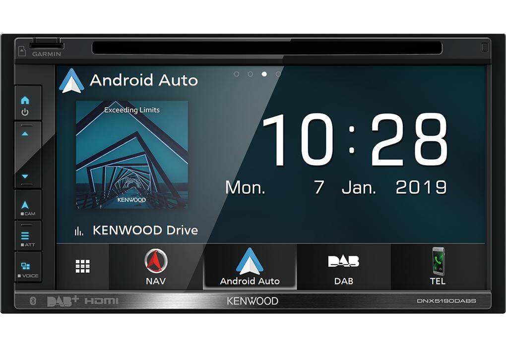 Kenwood DNX5190DABS CD/DVD/USB/BT/iPhone 6,8"" Disp. 2-DIN-0