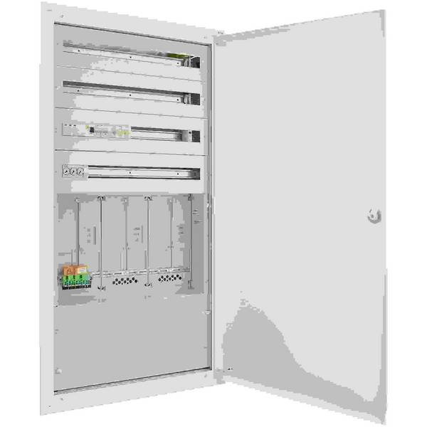 Eaton Heimverteiler Ybbs+, 3 Zählerplätze, 4 Nachzählerreihen, Unterputz, weiß, 754x1385x240mm, 1 Stk.