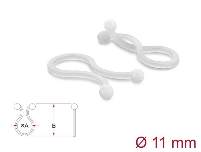 Kabeldriller Ø 11 mm transparent, 100...-0