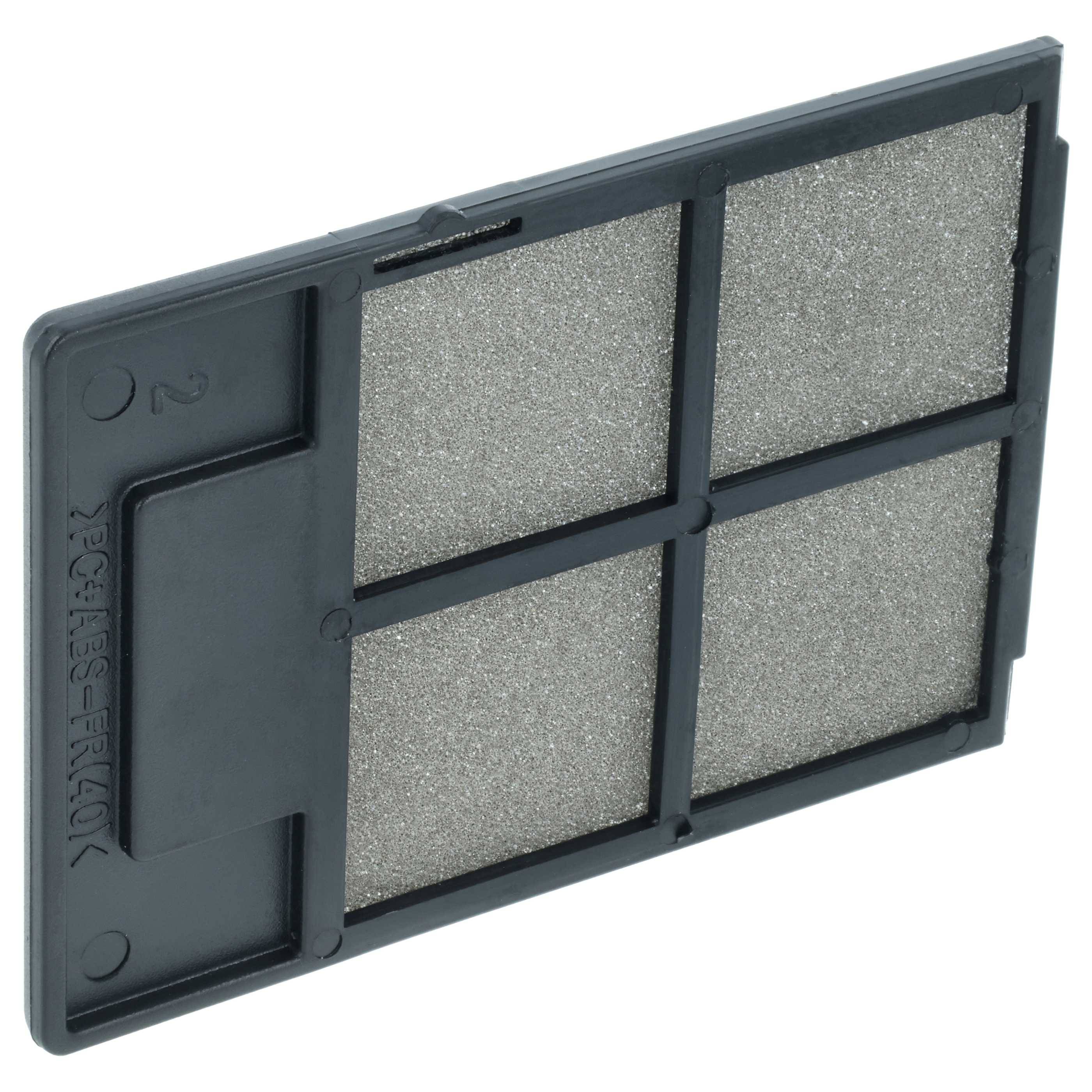 vhbw Luftfilter kompatibel mit Epson EMP-83He | EMP-X5+, EMP-X5, EMP-S52, EMP-S5+, EMP-S5 Beamer - Staubfilter 8,7 x 6,2-0